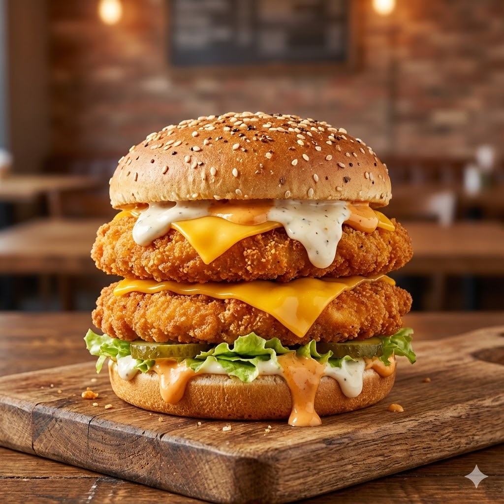 Double Decker Burger
