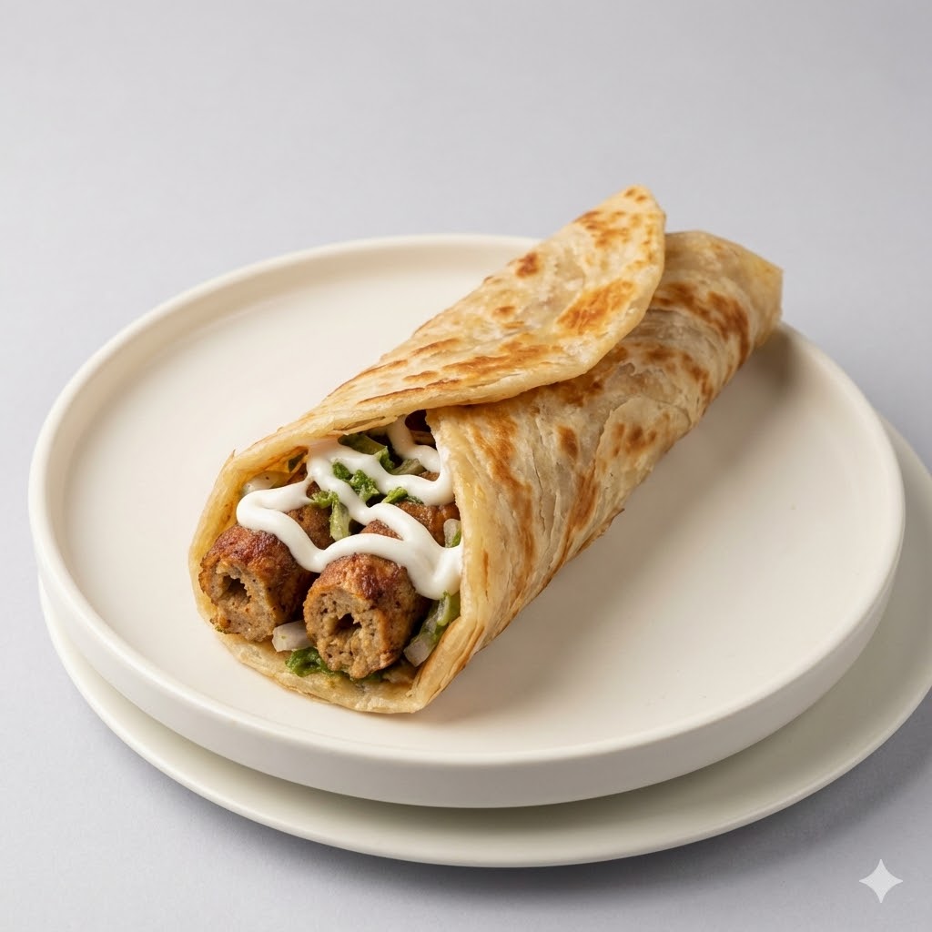 Kabab Paratha Roll