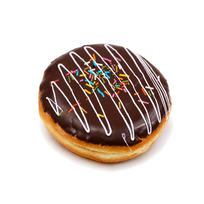 Chocolate Filled Sprinkle Donut